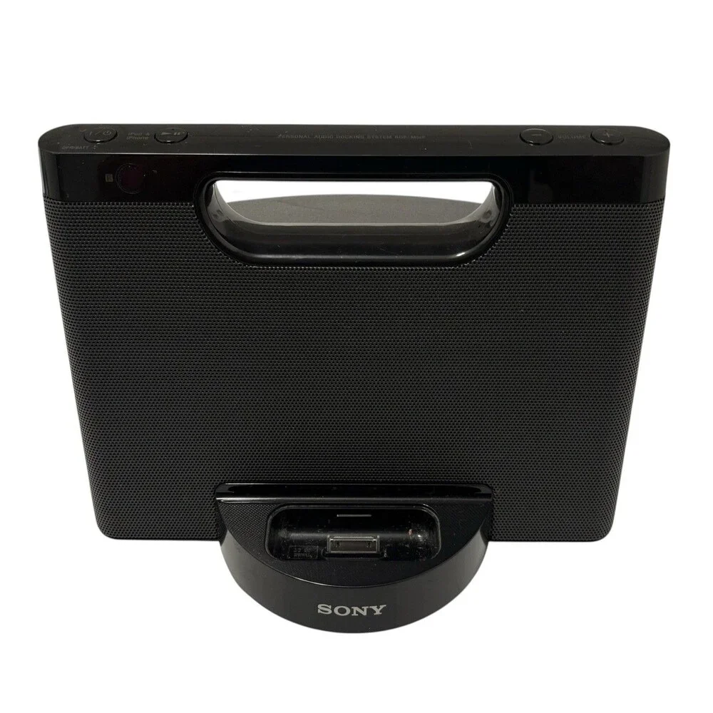Sony Personal Audio Docking System RDP-M5iP iPod iPhone Speaker (No Power Cord)